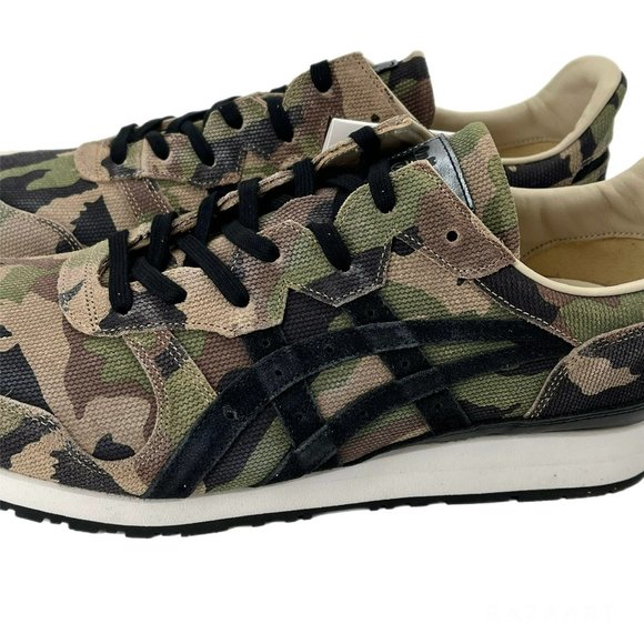 Onitsuka Tiger Nippon-Made Tiger Ally Deluxe Low Top Sneakers Hunter Green - Picture 4 of 16